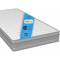 Bodyprotect orthopedisch 7-zones springverenmatras, 140 x 200 cm, tot 100 kg, 18 cm, Tape Edge