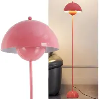 Alpinaluz Standaardlamp in Scandinavisch design, geïnspireerd door een "bloempot" en een parabolische voet, met E27-fitting, geschikt voor woonkamer, eetkamer en slaapkamer