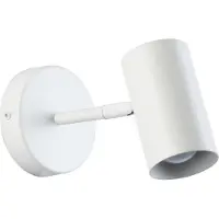 Alpinaluz Wandlamp, wit, aluminium, verstelbaar, spot, E27, geschikt voor slaapkamer, werkkamer, nachtkastje