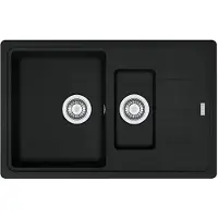 Franke spoelbakonderbouw BFG 651-78 Fragranit Black Matt, omkeerbaar, artikelnummer 1140657808
