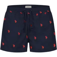 U.s. polo assn. Zwemshorts navy / rood