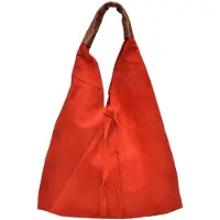 Anna Luchini Rood Rundleer Tas