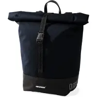 URBAN PROOF Gerecyclede enkele fietstas Rolltop 20 liter 30 x 15 x 42 cm - Blauw
