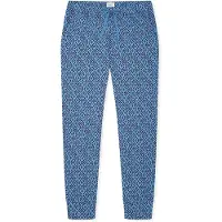 Schiesser Pyjamabroek 'Mix & Relax' aqua / smaragd / zwart / wit