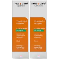 New care 2x Vitamine D3 Plantaardig 10mcg 10 ml
