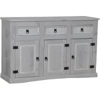 Ebuy24 New Mexico dressoir 132 cm breed grijs.