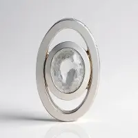 Cavill - Zilveren Hanger - 925 Sterling Zilver - 1,063 ct Zirkoon Ovaal Tanzania - Modern Bezelzet Design - Elegante Zilveren Sieraden