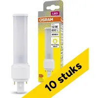 Osram 10x LED lamp G24d-1 | PL-C | Mat | 3000K | 600 lumen | 6W (13W)