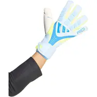 Adidas Predator Pro Strap Keepershandschoenen Blauw Lichtblauw Neongeel