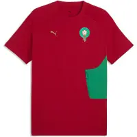 Puma Functioneel shirt 'Marokko' lichtgroen / donkerrood