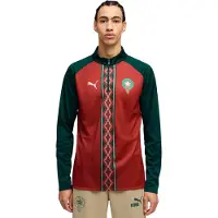 Puma Functioneel shirt 'Marokko' groen / donkerrood / wit