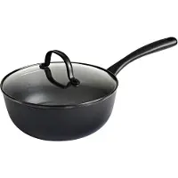Satake Steelpan Lichtgewicht Ø20 Cm Met Anti-aanbaklaag - Steelpannen Gietijzer Black - K-SKRULL20