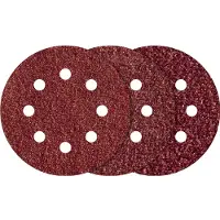 Wolfcraft - Set klittenbandschijven voor hout/metaal, Ø 125 mm, 15-dlg. - 8401000