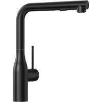 CECIPA MAX Keukenkraan met Uittrekbare Uitloop - Keukenmengkraan - Handdouche met 2 straalsoorten - Uittrekbaar - Flexibele Slang - Zwart