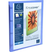 Exacompta 20x Kreacover Ringband Chromaline PP 5/10de met 4 ringen van 15mm - A4 - Geassorteerd - 51969E