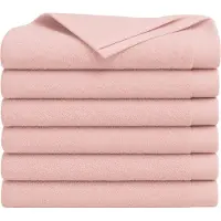 Ten Cate Handdoekenset - Handdoeken - Baddoeken - 60x110 cm - 6 stuks - 100% Katoen - Blush