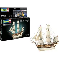 Revell Modelbouwpakket Schepen - 65458 H.M.S. Beagle -Darwin#039 Historical Discovery Barque - Schip - Model Set Plastic - 1:96 - Modelbouw