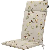 Madison tuintstoelkussen hoge rug aria - 120x50x4cm set van 4