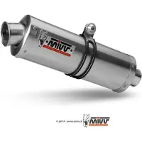 MIVV Oval Suzuki Gsf 600 Bandit 2000-04 As.003.lx1 Gehomologeerde Slip On Uitlaatdemper