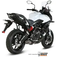 MIVV Oval Kawasaki Versys 650 2015-20 K.041.l3c Gehomologeerde Slip On Uitlaatdemper