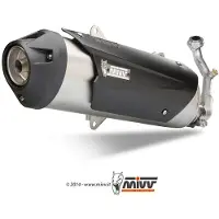 MIVV Urban Aprilia Sr Max 300 12-16/runner 125 06-12 C.gl.0007.b Gehomologeerd Compleet Uitlaatsysteem