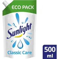 Sunlight Classic Care Liquid Hand Soap Eco Pack Navul 500 ml