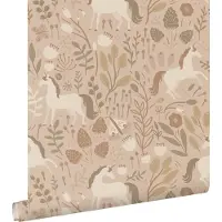 ESTAhome behang unicorns zand beige - 53 cm x 10.05 m - 139875