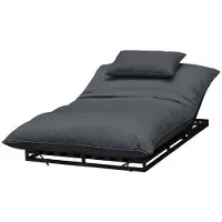 CLEMENTO Bona Lounge-ligstoel Aluminium/Sunbrella Verstelbaar Voor buiten