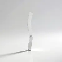 Cavill - Zilveren Hanger - 925 Sterling Zilver - Cambodjaanse Ronde Zirkoon 0 158 ct - Minimalistisch Modern Elegant Design 50x5 mm