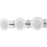 Ledvance Slimme plafondlamp Orbis Wall Wave, dimbaar, chroom / zilver, Badkamer, Kunststof, Modern, Slimme plafondlamp