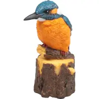 Farmwood Tuinbeeld Ijsvogel Met Muziek 7 X 5 X 12 Cm