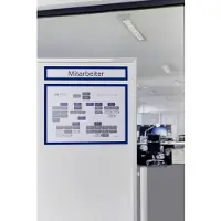 MAGNETOPLAN 1131803 Magnetisch frame Blauw DIN A3 staand, DIN A4 liggend