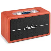 Audizio Retro speaker - Tune60 - Bluetooth speaker - Met afstandsbediening - 40W - Kersenhoutlook