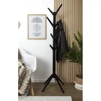 Casa Di Elturo Staande kapstok met 8 armen wood – – h175 x b62 cm