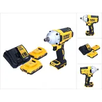 DeWalt DCF 892 D2 accu-slagmoersleutel 18 V 812 Nm 1/2" borstelloos + 2x accu 2,0 Ah + oplader
