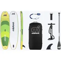 Mistral Verde 10'6 | Opblaasbare SUP Set | Allround Paddleboard | Malibu Design | Stabiel, Wendbaar SUP board | Makkelijk Mee te Nemen | Voor Recreatie en Toertochten