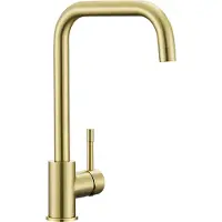 CECIPA MAX Keukenkraan Goud - Goud Kraan - Goud Keukenkraan - Mengkraan Keuken - L-vormig - Kraan Keuken