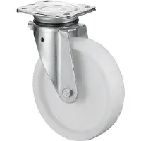 BS Rollen Zwenkwiel voor zware last | wiel-d. 250 mm draagvermogen 600 kg | kunststof | plaat L138xB110 mm | 1 stuk - N100.B10.251 N100.B10.251