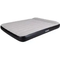 Avenli 24165 Opblaasbaar matras met ingebouwde pomp 191 x 137 x 30 cm, grijs