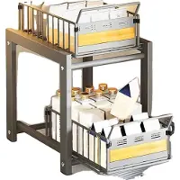OEM Opberger voor onder de wastafel, uitschuifbaar ontwerp, multifunctionele opbergoplossing, 1 stuk