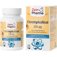 Zein Pharma - Germany GmbH ZeinPharma Chroom Picolinaat, 250 µg capsules, 120 capsules