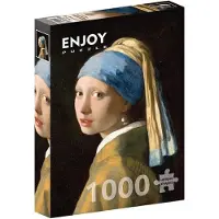 Enjoy Puzzle ENJOY Puzzel: Johannes Vermeer - Het meisje met de parel, 1000 stukjes