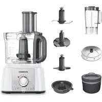 Kenwood Keukenmachine, MultiPro Express, 1000 W, 3 liter kom, 1,5 liter blender, 2 snelheden, wit