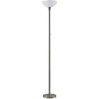 LINDBY Vloerlampe , Ignacia, Metallic, Woonkamer, Metaal, Modern