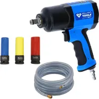BRILLIANT TOOLS pneumatische slagmoersleutel 1/2" 1.450 Nm i...