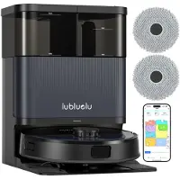 Lubluelu S1000 Ultra+ robotstofzuiger met LiDAR en alles-in-één station met dweilfunctie, 10.000 Pa, 55 dB, app-bediening, ideaal voor dierenharen, tapijten en harde vloeren