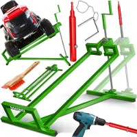 MASKO Zitmaaierkrik 400kg Lift voor Zitmaaier met Adapter - Zitmaaierlift Krik Systeem