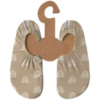SLIPSTOP Caramel Regenboogjes kinder schoenen beige maat 18/20