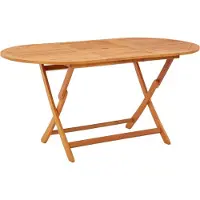 Syfax Tuintafel inklapbaar 160x85x75 cm massief eucalyptushout