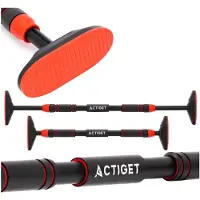 Springos ACTIGET telescopische trekstang 72-105 cm van staal, verstelbaar aan het deurframe